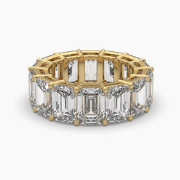 Emerald Majesty Eternity Diamond Ring