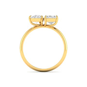 Toi-Et-Moi (Emerald & Pear) Diamond Ring