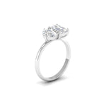 Toi-Et-Moi (Emerald & Pear) Diamond Ring