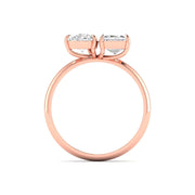 Toi-Et-Moi (Emerald & Pear) Diamond Ring