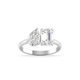 Toi-Et-Moi (Emerald & Pear) Diamond Ring