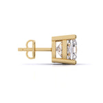 1.5 Carat Each Modern Solitaire Earrings