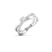 1 Carat Engagement Ring with Brilliant-Cut Solitaire Diamond
