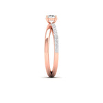 1 Carat Engagement Ring with Brilliant-Cut Solitaire Diamond