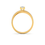 1 Carat Engagement Ring with Brilliant-Cut Solitaire Diamond