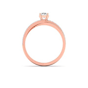 1 Carat Engagement Ring with Brilliant-Cut Solitaire Diamond