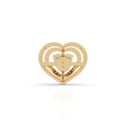 Eternal Love Heart Diamond Studs