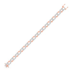 Twisted Infinity Diamond Tennis Bracelet