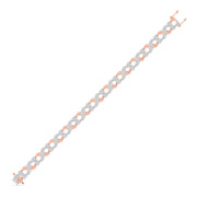 Twisted Infinity Diamond Tennis Bracelet
