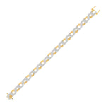 Twisted Infinity Diamond Tennis Bracelet