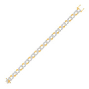Twisted Infinity Diamond Tennis Bracelet