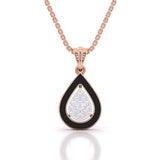 Everlasting Teardrop Diamond Pendant
