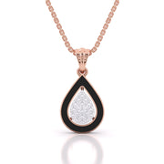 Everlasting Teardrop Diamond Pendant