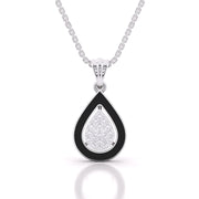 Everlasting Teardrop Diamond Pendant