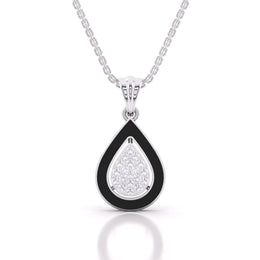 Everlasting Teardrop Diamond Pendant