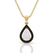 Everlasting Teardrop Diamond Pendant