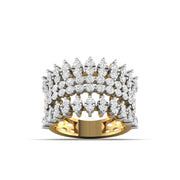 Exquisite Gold Diamond Ring