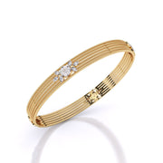 Fancy Multi-Strand Diamond Bangle