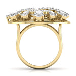 Fancy Pear & Marquise Flower Ring