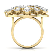 Fancy Pear & Marquise Flower Ring