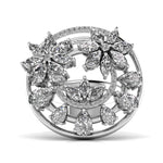 Fancy Pear & Marquise Flower Ring