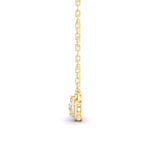 Fancy Pear Round Diamonds Pendant