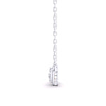 Fancy Pear Round Diamonds Pendant
