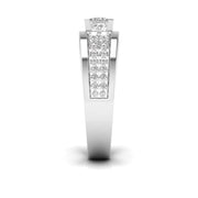Fancy Princess Cut Diamond Men's Ring