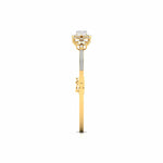 Delicate Floral Pattern Diamond Bangle