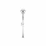 Delicate Floral Pattern Diamond Bangle