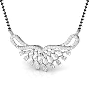 Fancy & Round Diamond Butterfly Pendant