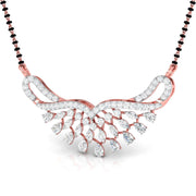 Fancy & Round Diamond Butterfly Pendant
