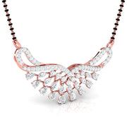 Fancy & Round Diamond Butterfly Pendant