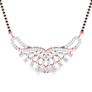 Fancy & Round Diamond Butterfly Pendant