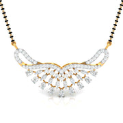 Fancy & Round Diamond Butterfly Pendant