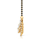 Fancy & Round Diamond Leaf Mangalsutra