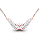 Fancy & Round Diamonds Wave Pendant