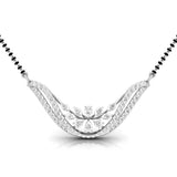 Fancy & Round Diamonds Wave Pendant