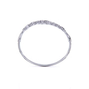 Luxe Leaf Gold Diamond Bangle