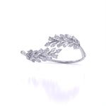 Luxe Leaf Gold Diamond Bangle