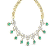 Fancy & Round Shape Diamonds Necklace
