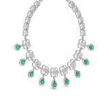 Fancy & Round Shape Diamonds Necklace
