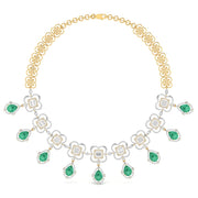 Fancy & Round Shape Diamonds Necklace