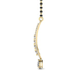 Fancy Shape Pear Diamond Mangal Sutra Pendant