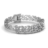 Fancy Shapes Diamonds Pear & Marquise Diamonds Chain Bracelet