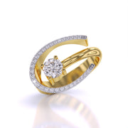 Fashion Solitaire Diamond Ring