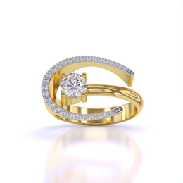 Fashion Solitaire Diamond Ring