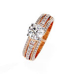 Tri-Stack Lab Grown Diamond Rings