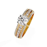 Tri-Stack Lab Grown Diamond Rings