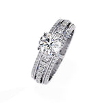 Tri-Stack Lab Grown Diamond Rings